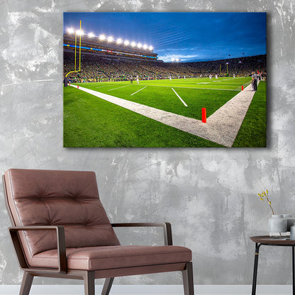 Notredame Stadium, Stadium Canvas, Sport Art, Gift for him, Man Cave Decor, Art Print, Canvas Print Wall Art