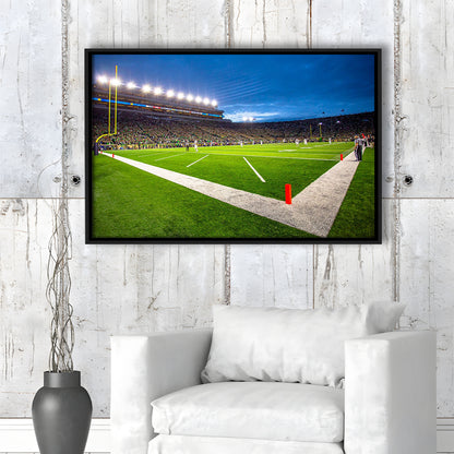 Notredame Stadium, Stadium Canvas, Sport Art, Framed Canvas Print Wall Art, Floating Frame