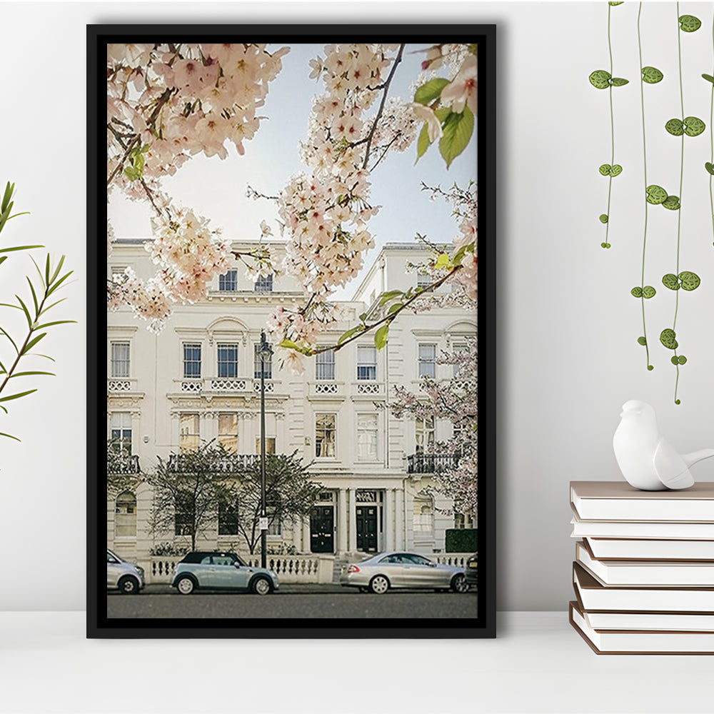 Notting Hill Spring Wall Art Print, London Photography Print, Wall Art, Framed Canvas Prints Wall Art
