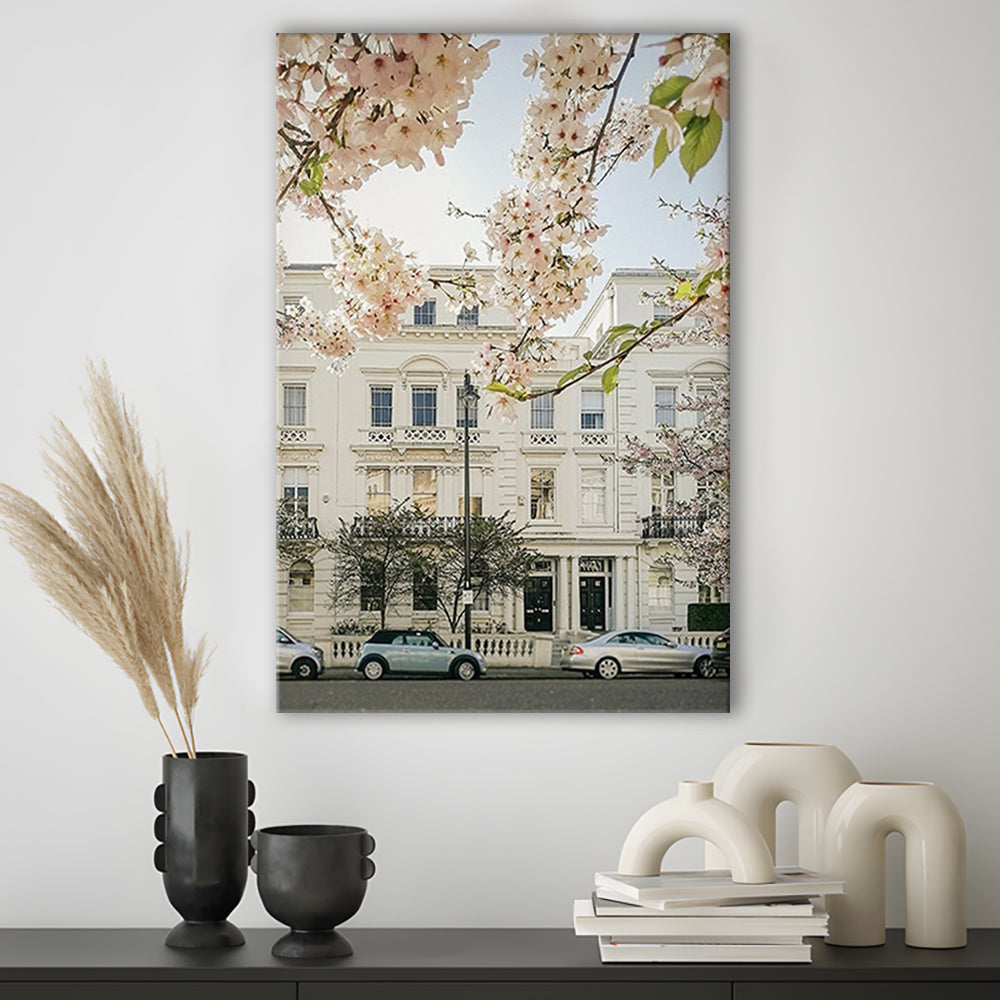 Notting Hill Spring Wall Art Print, London Photography Print, Wall Art, Canvas Prints Wall Art