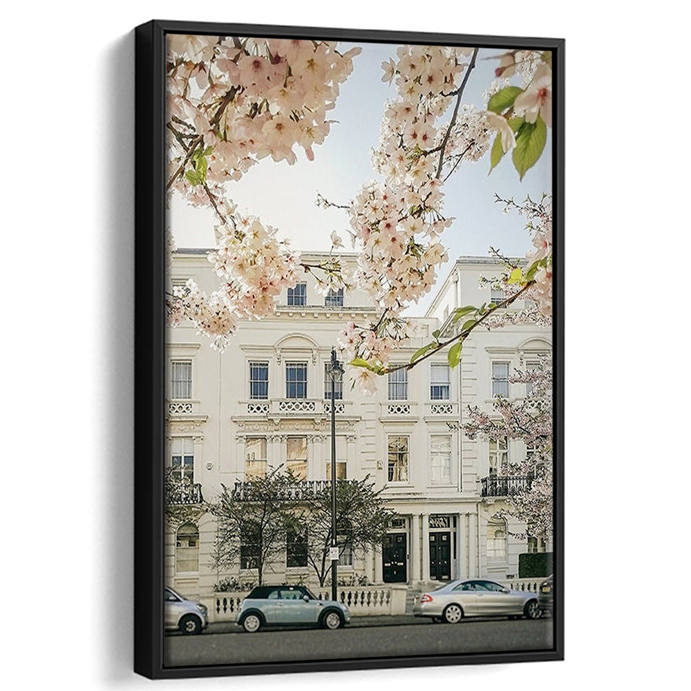 Notting Hill Spring Wall Art Print, London Photography Print, Wall Art, Framed Canvas Prints Wall Art