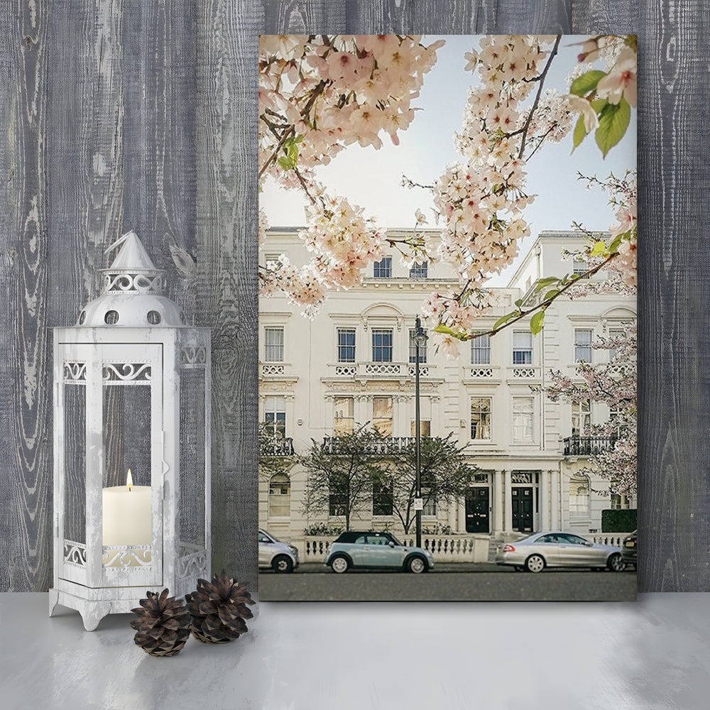 Notting Hill Spring Wall Art Print, London Photography Print, Wall Art, Canvas Prints Wall Art