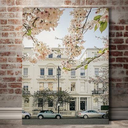 Notting Hill Spring Wall Art Print, London Photography Print, Wall Art, Canvas Prints Wall Art