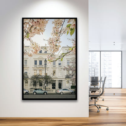 Notting Hill Spring Wall Art Print, London Photography Print, Wall Art, Framed Art Prints Wall Decor