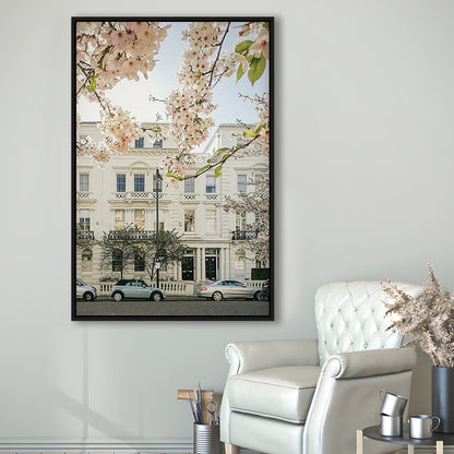 Notting Hill Spring Wall Art Print, London Photography Print, Wall Art, Framed Canvas Prints Wall Art