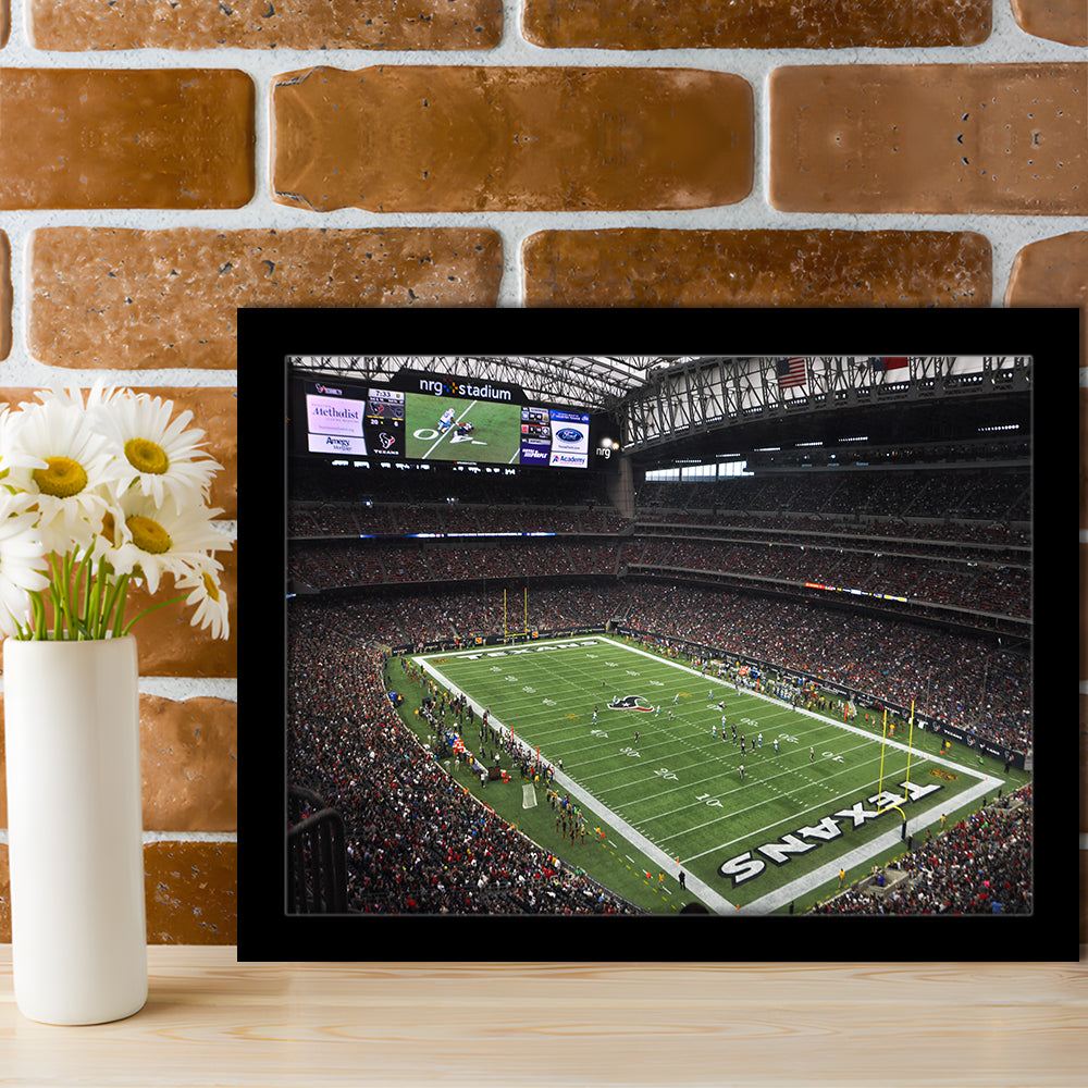 Nrg Stadium in Houston, Stadium Canvas, Sport Art, Gift for him, Framed Art Print Wall Decor, Picture Framed