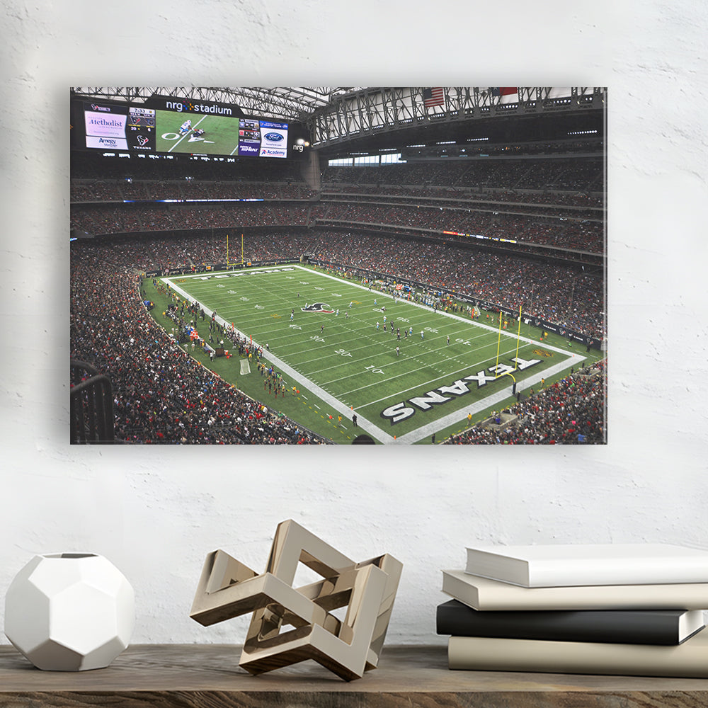 Nrg Stadium in Houston, Stadium Canvas, Sport Art, Gift for him, Man Cave Decor, Art Print, Canvas Print Wall Art
