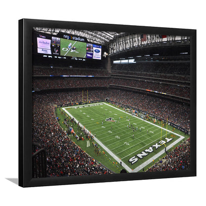 Nrg Stadium in Houston, Stadium Canvas, Sport Art, Gift for him, Framed Art Print Wall Decor, Picture Framed