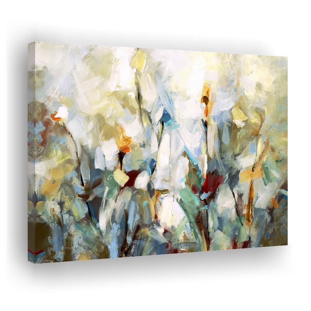 Ode to Monet V Large Stretched Canvas Floating Frame Wall Art Print, Cavas Print Wall Art Hom Decor