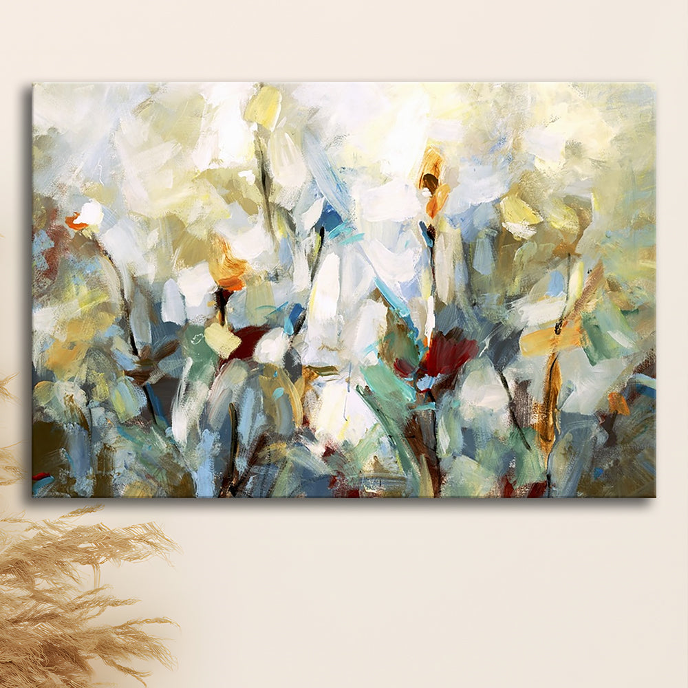 Ode to Monet V Large Stretched Canvas Floating Frame Wall Art Print, Cavas Print Wall Art Hom Decor