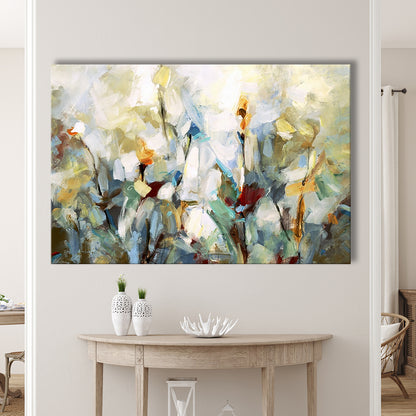 Ode to Monet V Large Stretched Canvas Floating Frame Wall Art Print, Cavas Print Wall Art Hom Decor