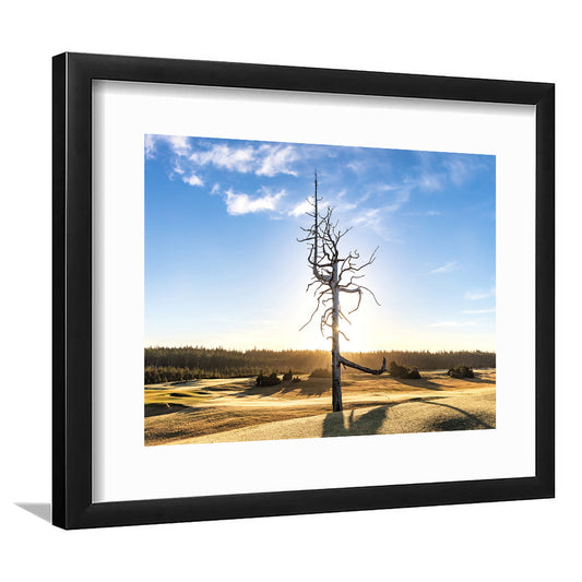 Old Macdonald Golf Course, Ghost Tree Fine Art, Goft Art Print, Framed Art Print White Border Wall Decor