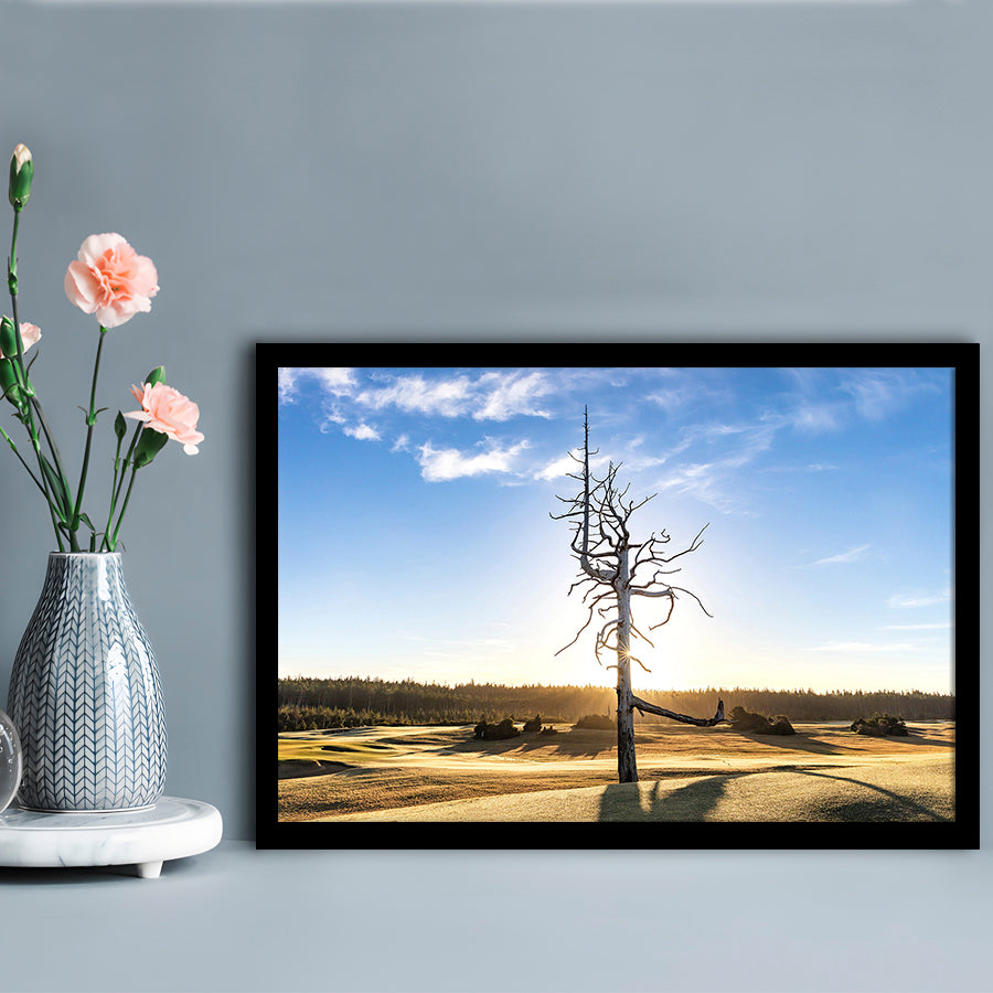 Old Macdonald Golf Course, Ghost Tree Fine Art, Framed Art Print Wall Decor, Picture Framed