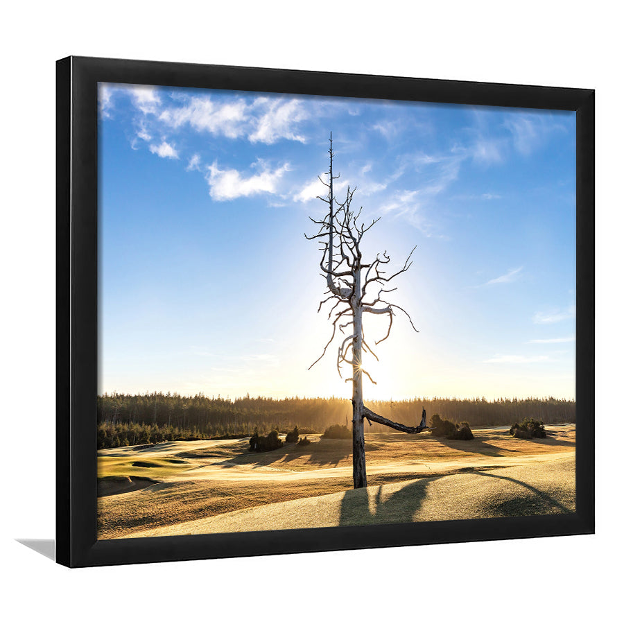 Old Macdonald Golf Course, Ghost Tree Fine Art, Framed Art Print Wall Decor, Picture Framed