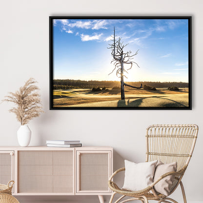 Old Macdonald Golf Course, Ghost Tree Fine Art, Floating Framed Canvas Print Wall Art