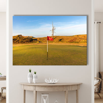 Old Macdonald Golf Course, Hole 2 With Ghost Tree Fine Art, Golf Art Print,Gifts Golf Lover