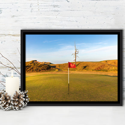 Old Macdonald Golf Course, Hole 2 With Ghost Tree Fine Art, Floating Framed Canvas Print Wall Art