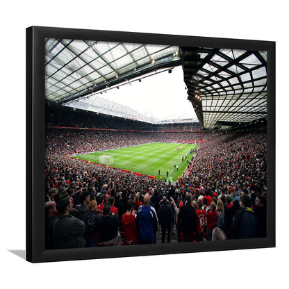 Old Trafford Full House Stadium, Stadium Canvas, Sport Art, Gift for him, Framed Art Print Wall Decor, Picture Framed
