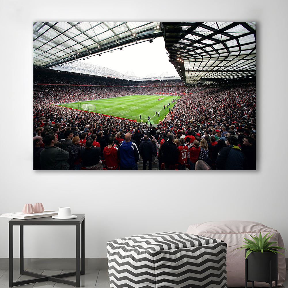 Old Trafford Full House Stadium, Stadium Canvas, Sport Art, Gift for him, Man Cave Decor, Art Print, Canvas Print Wall Art