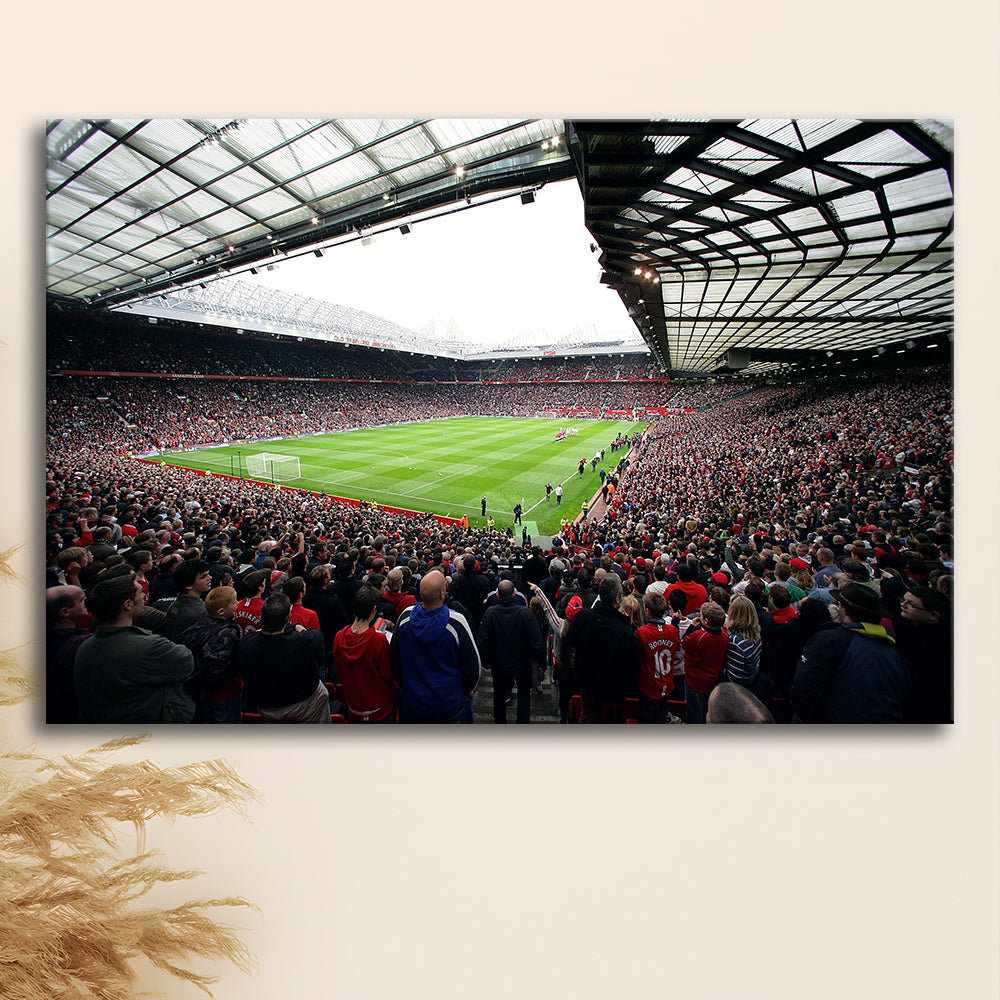 Old Trafford Full House Stadium, Stadium Canvas, Sport Art, Gift for him, Man Cave Decor, Art Print, Canvas Print Wall Art