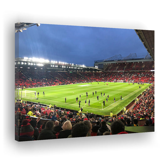 Old Trafford Game, Stadium Canvas, Sport Art, Gift for him, Man Cave Decor, Art Print, Canvas Print Wall Art