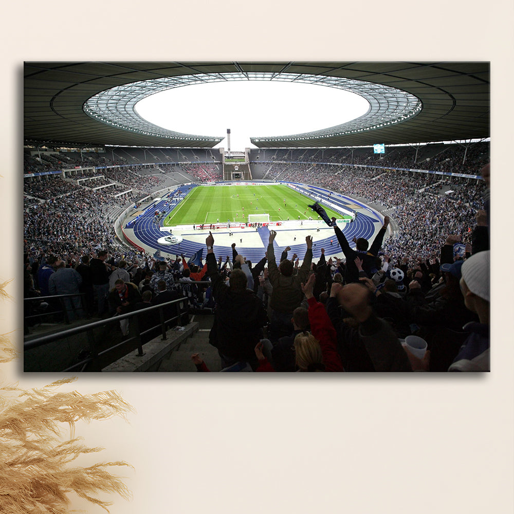 Olympia Stadion Berlin, Stadium Canvas, Sport Art, Gift for him, Man Cave Decor, Art Print, Canvas Print Wall Art