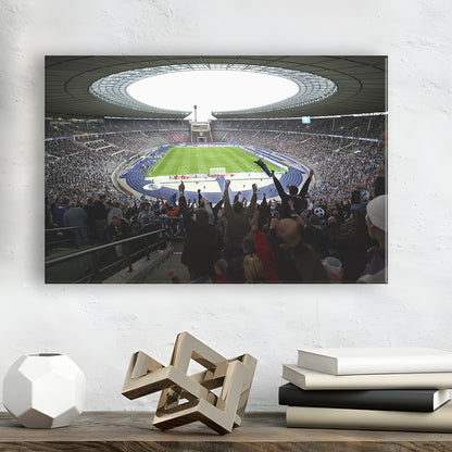 Olympia Stadion Berlin, Stadium Canvas, Sport Art, Gift for him, Man Cave Decor, Art Print, Canvas Print Wall Art