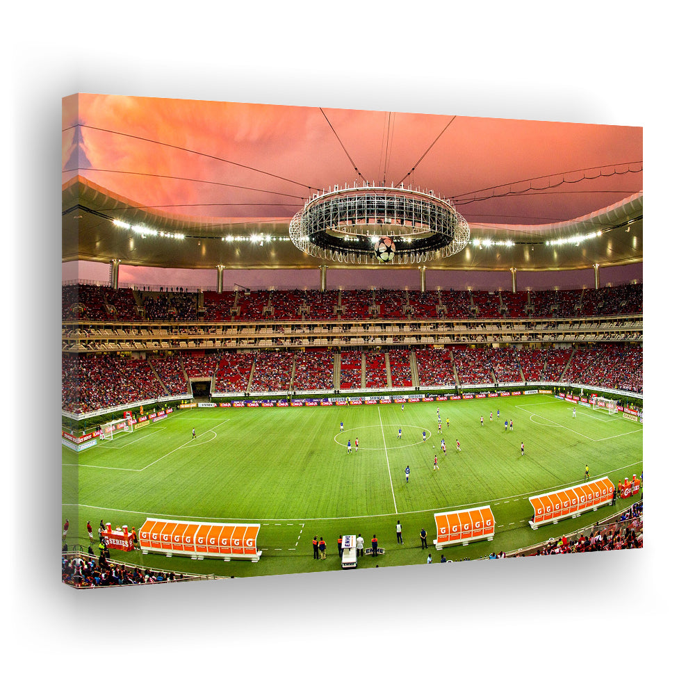 Omnilife Stadium, Stadium Canvas, Sport Art, Gift for him, Man Cave Decor, Art Print, Canvas Print Wall Art