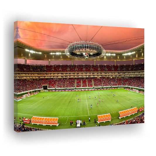 Omnilife Stadium, Stadium Canvas, Sport Art, Gift for him, Man Cave Decor, Art Print, Canvas Print Wall Art