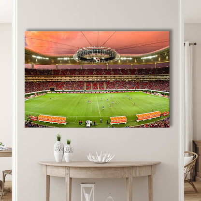 Omnilife Stadium, Stadium Canvas, Sport Art, Gift for him, Man Cave Decor, Art Print, Canvas Print Wall Art