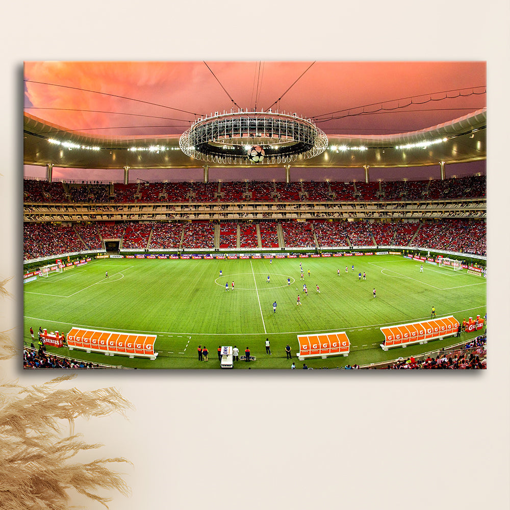 Omnilife Stadium, Stadium Canvas, Sport Art, Gift for him, Man Cave Decor, Art Print, Canvas Print Wall Art