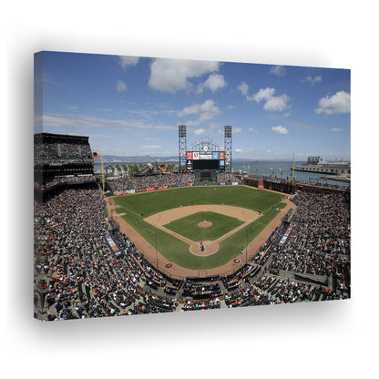 Oracle Park Formerly art Park, Stadium Canvas, Sport Art, Gift for him, Man Cave Decor, Art Print, Canvas Print Wall Art
