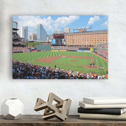 Oriole Park, Stadium Canvas, Sport Art, Gift for him, Man Cave Decor, Art Print, Canvas Print Wall Art