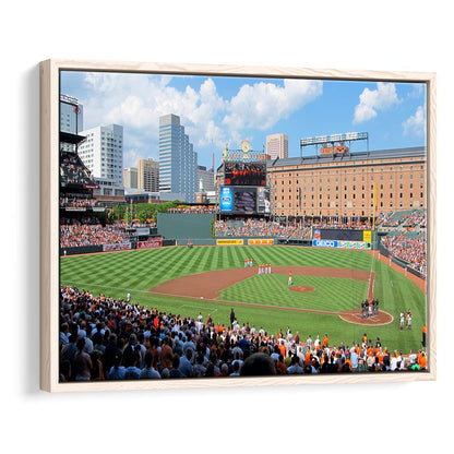 Oriole Park, Stadium Canvas, Sport Art, Framed Canvas Print Wall Art, Floating Frame