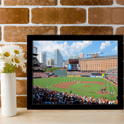 Oriole Park, Stadium Canvas, Sport Art, Gift for him, Framed Art Print Wall Decor, Picture Framed