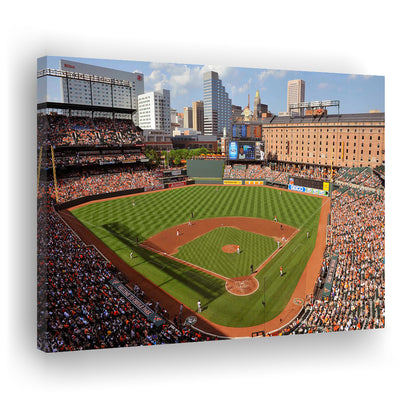 Oriole Park at Camden Yards, Stadium Canvas, Sport Art, Gift for him, Man Cave Decor, Art Print, Canvas Print Wall Art