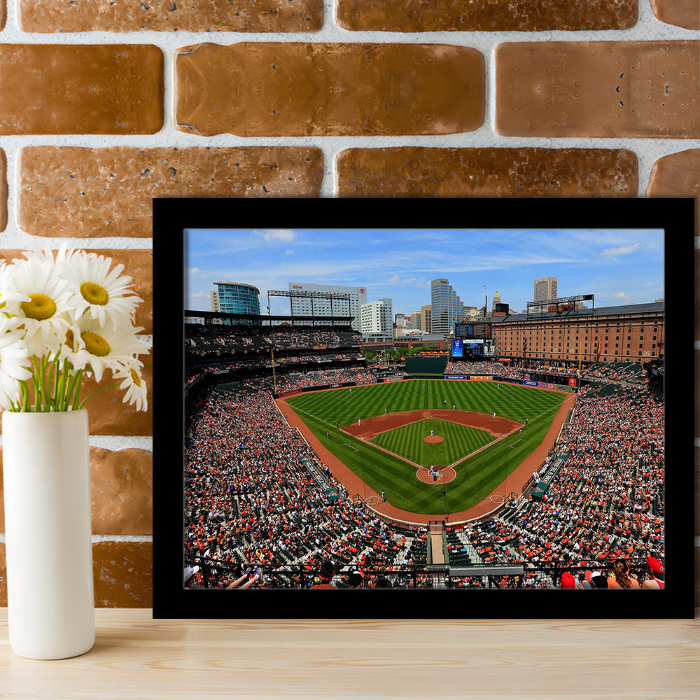 Oriole Park in Baltimore, Stadium Canvas, Sport Art, Gift for him, Framed Art Print Wall Decor, Picture Framed