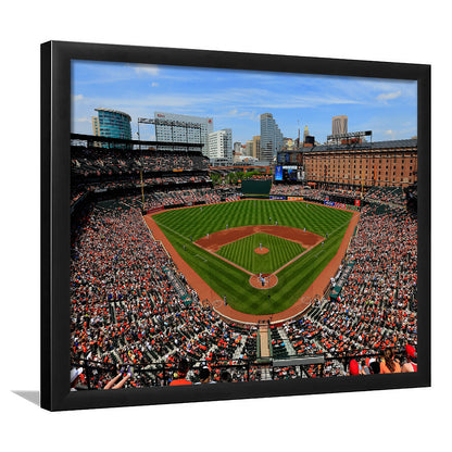 Oriole Park in Baltimore, Stadium Canvas, Sport Art, Gift for him, Framed Art Print Wall Decor, Picture Framed
