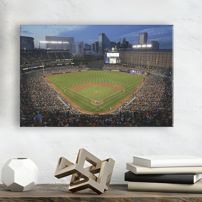 Oriole Park in Maryland, Stadium Canvas, Sport Art, Gift for him, Man Cave Decor, Art Print, Canvas Print Wall Art