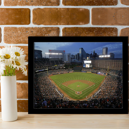 Oriole Park in Maryland, Stadium Canvas, Sport Art, Gift for him, Framed Art Print Wall Decor, Picture Framed