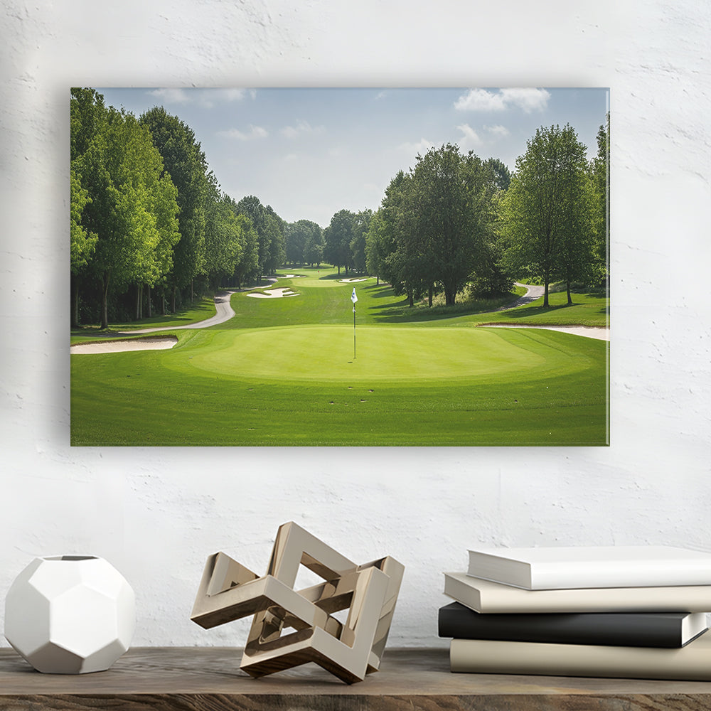 Outdoor Photo Of Golf Course Landscape, Golf Art Print,Gifts Golf Lover