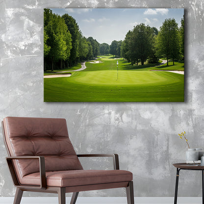 Outdoor Photo Of Golf Course Landscape, Golf Art Print,Gifts Golf Lover