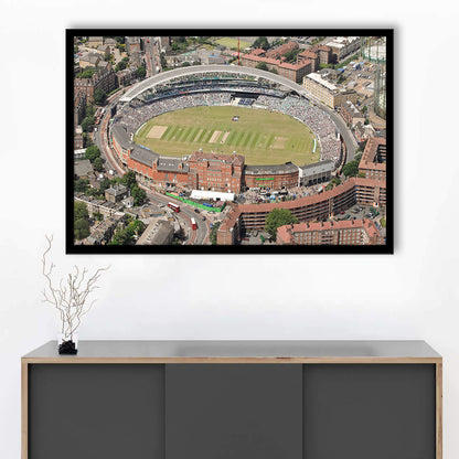 Oval Cricket Ground London, Stadium Canvas, Sport Art, Gift for him, Framed Art Print Wall Decor, Picture Framed