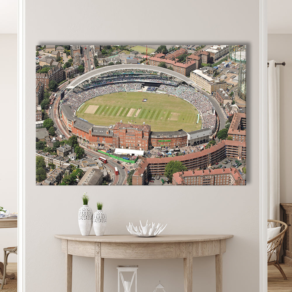 Oval Cricket Ground London, Stadium Canvas, Sport Art, Gift for him, Man Cave Decor, Art Print, Canvas Print Wall Art