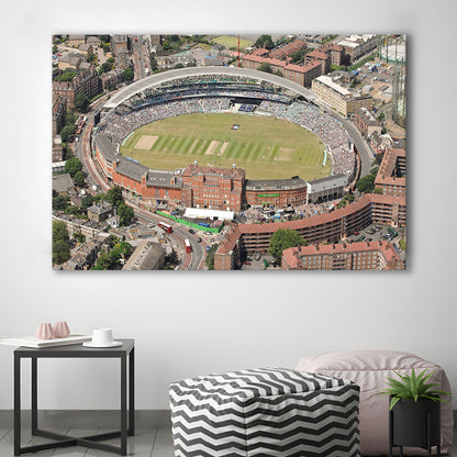 Oval Cricket Ground London, Stadium Canvas, Sport Art, Gift for him, Man Cave Decor, Art Print, Canvas Print Wall Art