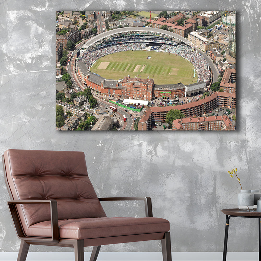 Oval Cricket Ground London, Stadium Canvas, Sport Art, Gift for him, Man Cave Decor, Art Print, Canvas Print Wall Art
