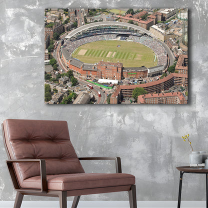Oval Cricket Ground London, Stadium Canvas, Sport Art, Gift for him, Man Cave Decor, Art Print, Canvas Print Wall Art