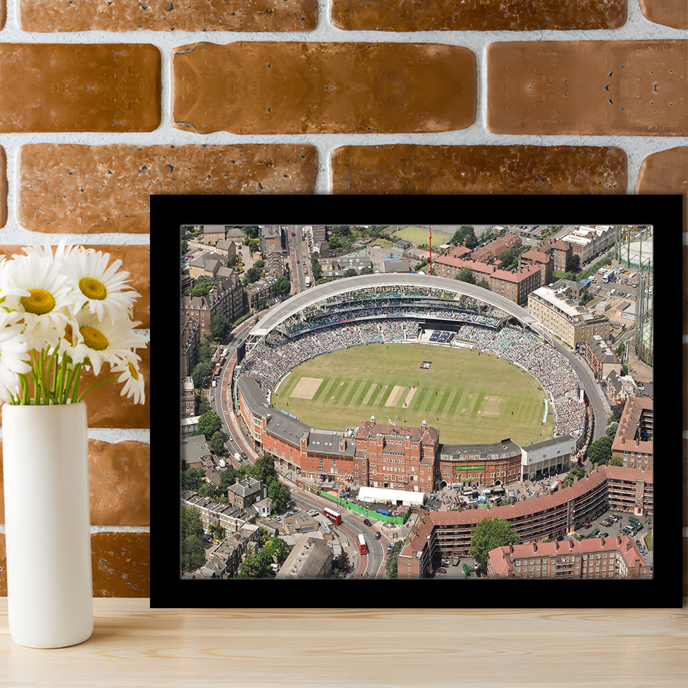 Oval Cricket Ground London, Stadium Canvas, Sport Art, Gift for him, Framed Art Print Wall Decor, Picture Framed