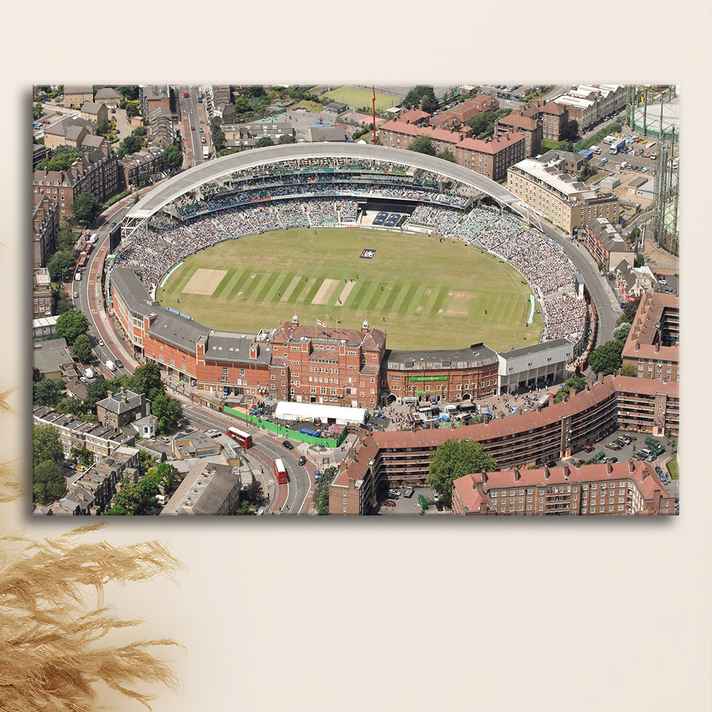 Oval Cricket Ground London, Stadium Canvas, Sport Art, Gift for him, Man Cave Decor, Art Print, Canvas Print Wall Art