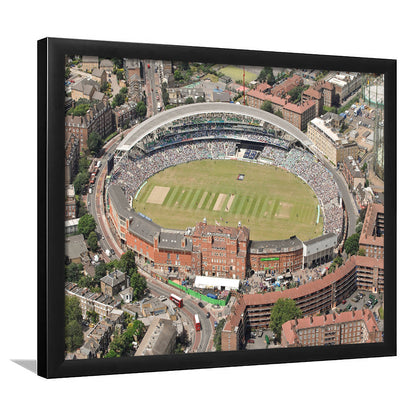 Oval Cricket Ground London, Stadium Canvas, Sport Art, Gift for him, Framed Art Print Wall Decor, Picture Framed